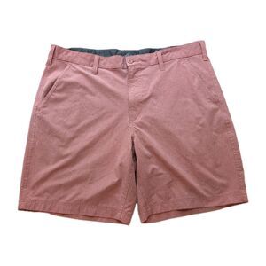 Croft & Barrow Men's 38 Performance Shorts Soft Red/Coral Pink Stretch Chino